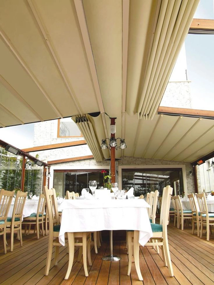 سقف متحرک بهترین انتخاب برای فضاهای باز