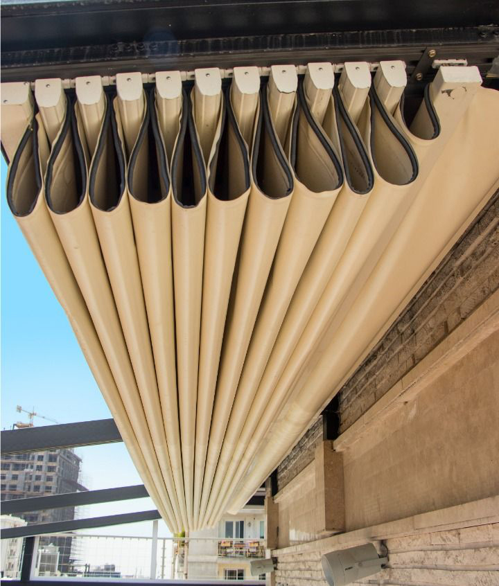 سقف متحرک پارچه ای در یزد