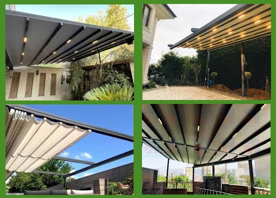 نسر تولید کننده سقف متحرک پارچه ای و سقف ثابت پارچه ای